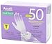 Medi-Touch 14-0090 Powder-Free Latex Disposable Gloves, Large, 50-Count (Pack of 6)
