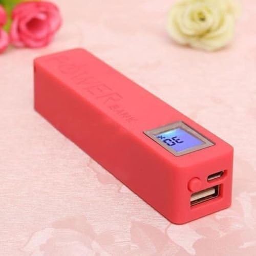 TravelWatt â„¢ GO GO Power Bank 2600mah lcd screen Ultra-Compact Portable Battery Charger for Apple iPhone 6 Plus, 6, 5S, 5C, iPad Air, Mini, Samsung Galaxy S5, S4, Note, LG (Red)