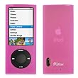 GTMax Hot Pink Soft Rubber Silicone Skin Cover Case for Apple iPod nano 16GB 8GB 5th 5G Generation NEWEST MODEL