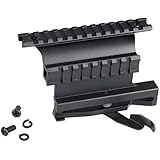 Ledsniper&reg;saiga 12 20 410 223 7.62x39 308 Rifle Quick Detachable Double-rail Side Mount