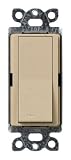 Lutron SC-3PS-DS Diva 15-Amp, 120-Volt to 277-Volt 3-Way Switch in Dessert Stone