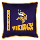 MINNESOTA VIKINGS OFFICIAL TEAM JERSEY TOSS PILLOW