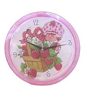 Strawberry Shortcake 10" Wall Clock : Strawberry Basket