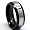 8MM Tow Tone Tungsten Carbide Ring Wedding Band size 5