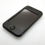 Apple iPhone 3G Soft Polycarbonate Slim fit Case -Black (Cozip Brand)Plus Smudge Free Screen Protector-Made in Korea