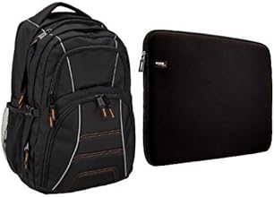 AmazonBasics Laptop Backpack and Sleeve
