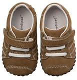 Pediped Originals * Jake -- Light Brown Nubuck * Soft Leather-Soled Shoes! Large (US size: 5.5 -6 / 18-24 months / EU Size 21)