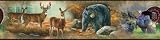 RoomMates RMK1086BCS Wildlife Medley Peel & Stick Border, 5-Yards