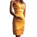 Pleated Bust Cocktail Dress