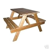 kids picnic table cedar