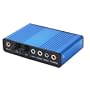 USB 6 Channel 5.1 PCI External Sound Card for PC Laptop Notebook