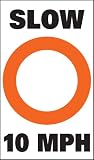 Taylor Made Products Sur-Mark Marker Buoy Label (Slow 10 MPH)