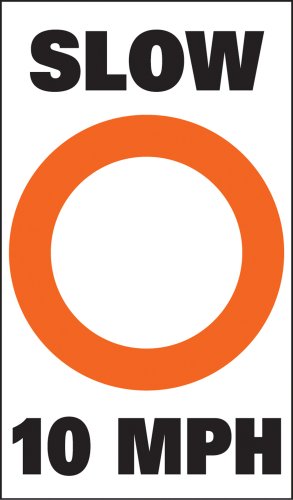 Taylor Made Products Sur-Mark Marker Buoy Label (Slow 10 MPH)