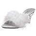 Fabulicious Women's Belle-301F Marabou Slipper