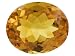 Jewelry : MIN 4.00CT 12X10MM OVAL MADEIRA CITRINE FROM BRAZIL
