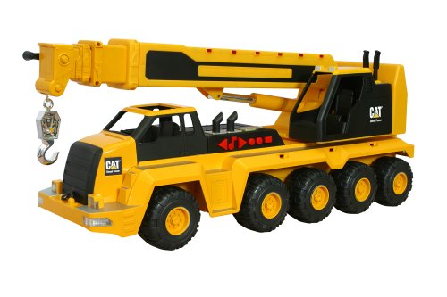 Childrens Toyshop  Toys : Caterpillar 23" CAT Massive  Machines 10-Wheel Crane L&S Motorized