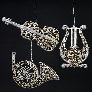 ANTIQUE SILVER MUSICAL INSTRUMENT