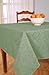 EVERYDAY LUXURIES Sonoma 52x70 Sage Vinyl Tablecloth [Kitchen]