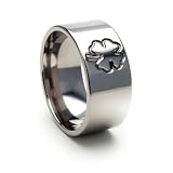 New LUCKY IRISH Titanium Ring, Designer Jewelry, Free Sizing 4-17