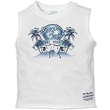 little muscle tee (white 3t)