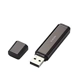 ELECOM パスワード自動認証付USBフラッシュメモリ 8GB(ブラック)