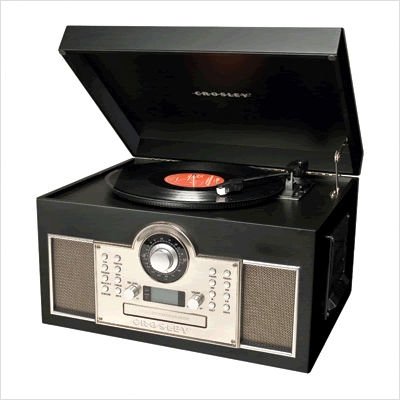 Crosley CR2401A-BK Memory Master CD Recorder (Black)