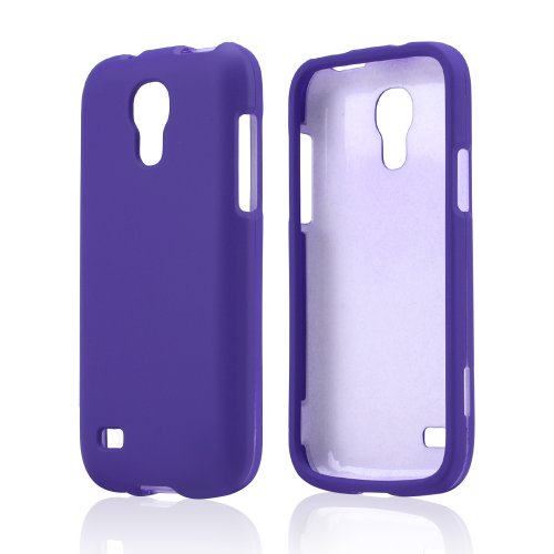 Galaxy S4 Mini Case, [Purple] Slim Grip Rubberized Hard Plastic Case for Samsung Galaxy S4 Mini (2013)