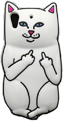 Thunderous HTC 626 Case,HTC 626s RIPNDIP cat Case,3D Cartoon Cute Middle Finger Pocket Base RIPNDIP cat Soft Silicone Back Case For HTC Desire 626