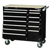 Kennedy 10492 ProLine 13-drawer maintenance cart, black gloss