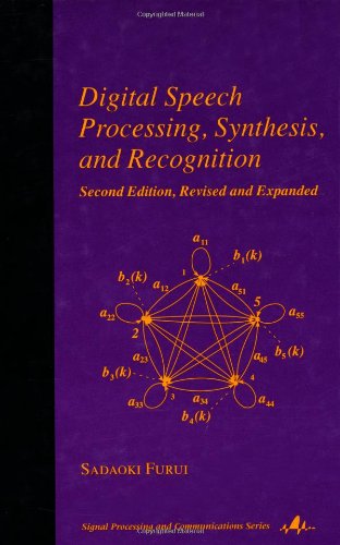digital speech processing synthesis and recognition second edition signal processing and communications