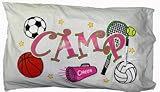 Camp Sports Autograph Pillow Color Pink