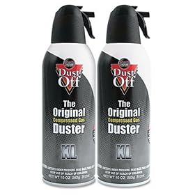 Falcon Compressed Gas (152a) Disposable Cleaning Duster 2 Count with wipe, 10 oz. Can (DSXLPW)