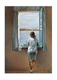 Person at the Window Art Poster Print by Salvador Dalí, 20x28