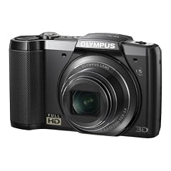 Olympus SZ-20 Digitalkamera (16 Megapixel, 12,5-fach opt. Zoom, 7,6 cm (3 Zoll) Display, bildstabilisiert) schwarz