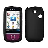 Premium Black Rubberized Snap-On Cover Hard Case Cell Phone Protector for T-Mobile Tap [Accessory Export Packaging]