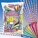 散らからないメタルシャワー（30個入）【パーティークラッカー】の画像