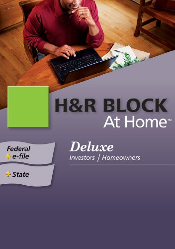 H&R Block At Home 2009 Deluxe Federal + State + eFile [Formerly TaxCut] [Download]