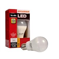 Sylvania 72554 10-watt 800 Lumens A19 LED Soft White Light Bulb