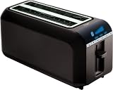 T-fal TL6802002 4-Slice Digital Toaster, Black