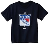 NHL Boys New York Rangers Primary Logo S/S Tee - R6P3Nmkmm (Navy, 5/6)