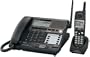 Panasonic KX-TG4500B 5.8 Ghz 4-Line FHSS Expandable Corded/Cordless Phone with Answering System, Black, 1 Handset