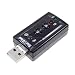 C-Media Virtual 7.1-Channel USB 2.0 Sound Card Adapter Dongle