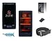 6 in 1 Accessory Combo for Microsoft Zune HD 16GB / 32GB Series: Includes Clear Crystal Snap On Hard Case + Black Silicone Skin Case + Screen Protector + Black Belt Clip + Armband + Light Blue Fishbone Style Keychain