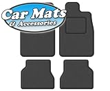 Grey Tailored Specific Car Mats Seat Ibiza 2008 on