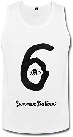 Drake Summer Sixteen Tour Logo Fashion Tank Top For Men White