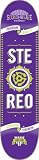 Stereo Purple Sound Weave Skateboard Deck