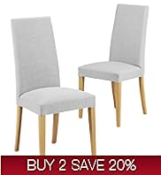 2 Alton Fabric Dining Chairs