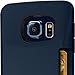 Smartish Galaxy S6 Edge Wallet Case - Wallet Slayer Vol. 1 - Ultra Slim Protective Credit Card ID Cover - (Silk) - Midnight Blue