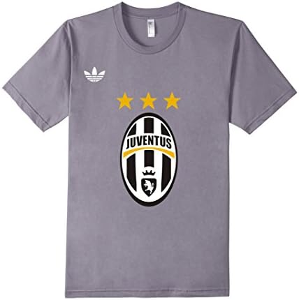 Men's Italy Soccer Tshirt 2016 Juventus Football Club Jersey Large Slate