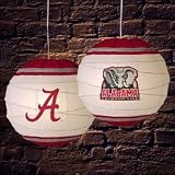 Alabama Crimson Tide 18 Rice Paper Lamp